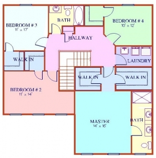 The Irvington - Second FloorPlan-Standard